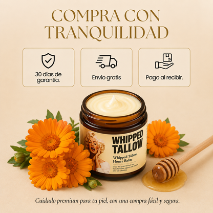 Bálsamo de Sebo de Res con Miel de Manuka y Caléndula – 120 g