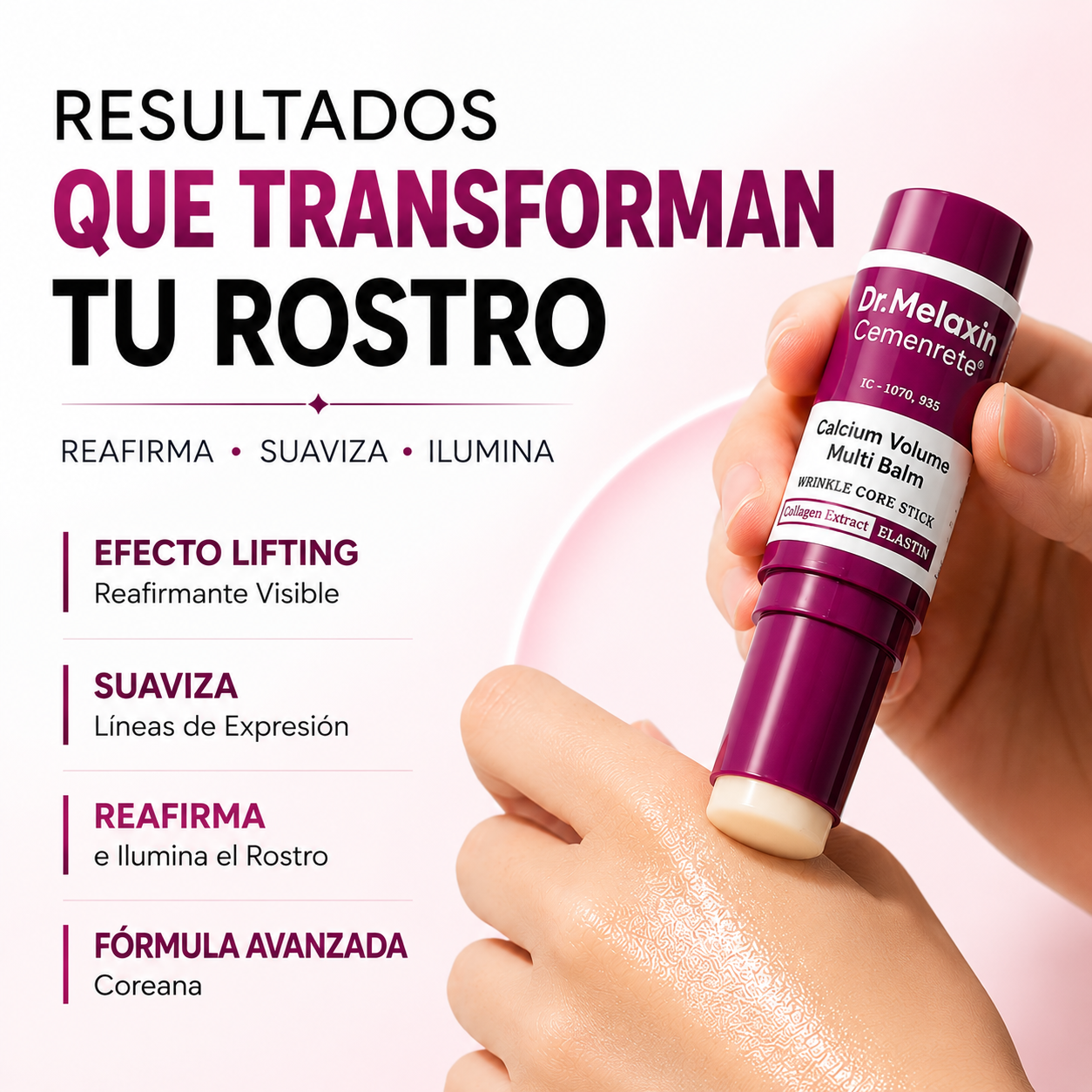 Bálsamo Facial Reafirmante - Elimina Arrugas y Líneas de Expresión – Dr. Melaxin