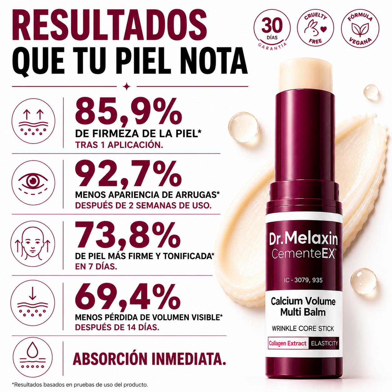 Bálsamo Facial Reafirmante - Elimina Arrugas y Líneas de Expresión – Dr. Melaxin