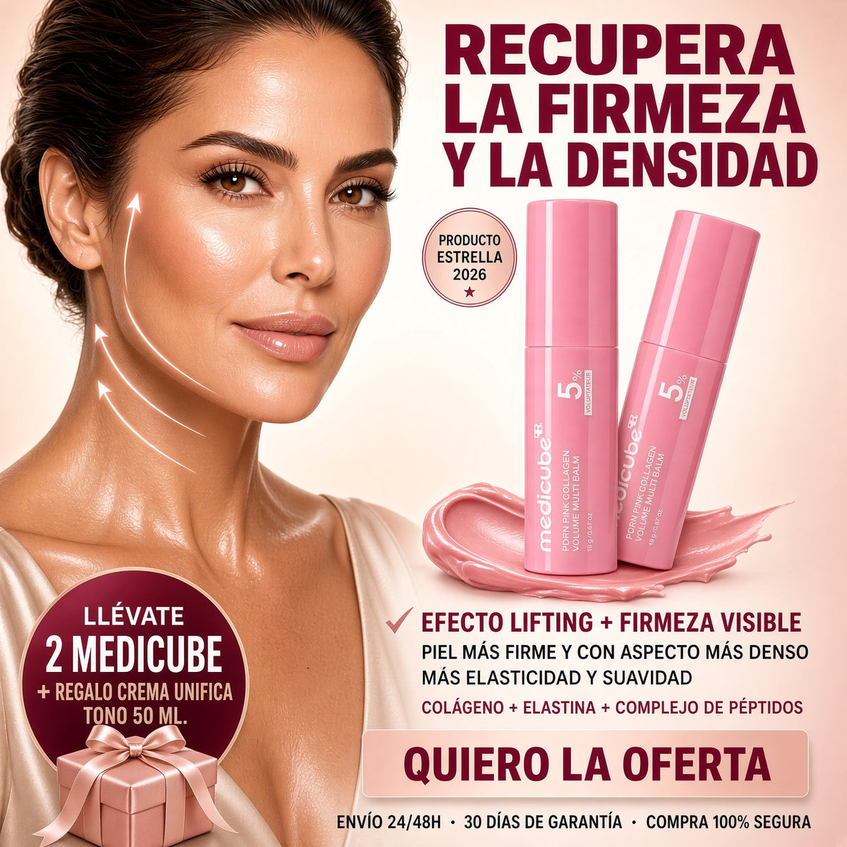 Medicube Bálsamo Antiedad GLOW SKIN – Efecto Lifting, Firmeza y Volumen