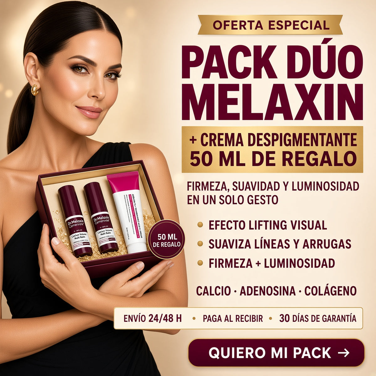 Bálsamo Facial Reafirmante - Elimina Arrugas y Líneas de Expresión + Regalo Crema